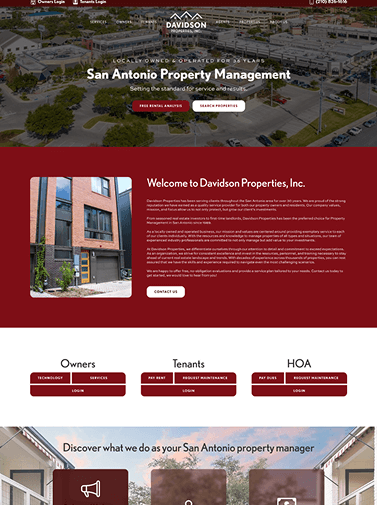 Davidson Website Example